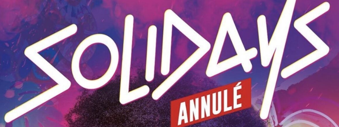 Solidays annule son édition 2020 en raison du coronavirus