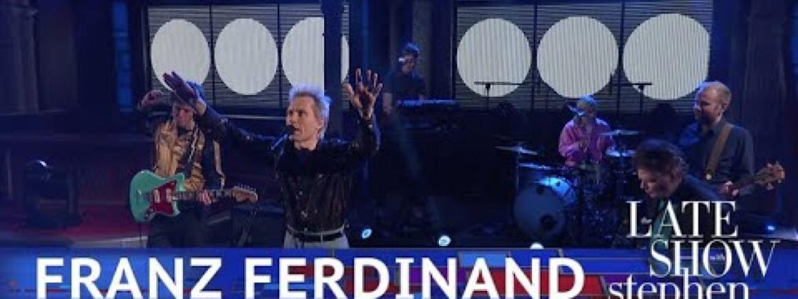 Franz Ferdinand : Un super live sur le Late Show de Colbert !