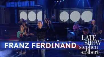 Franz Ferdinand : Un super live sur le Late Show de Colbert !