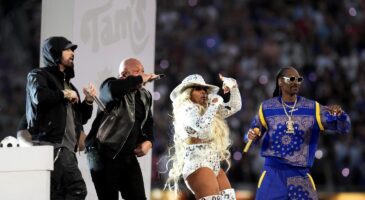 Dr Dre, Eminem, Kendrick Lamar, Mary J-Blige, Snoop Dogg et même 50 Cent ont enflammé la mi-temps de la finale du Superbowl 2022