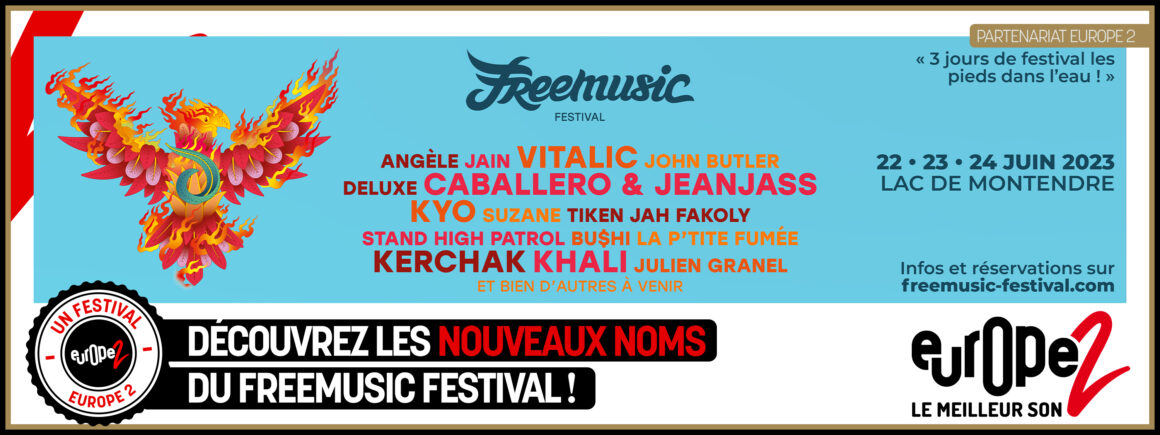 KYO, Vitalic… de nouveaux noms s’ajoutent à l’affiche du Free Music 2023 !