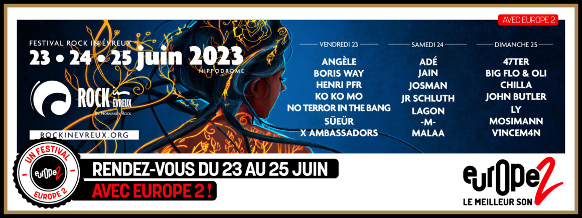 Rock in Evreux 2023 : Adé, Angèle… la programmation complète !