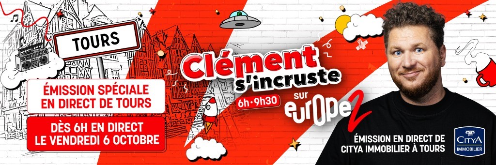 Clément S’incruste chez Citya Immobilier à Tours le 6 octobre, revivez l’émission !