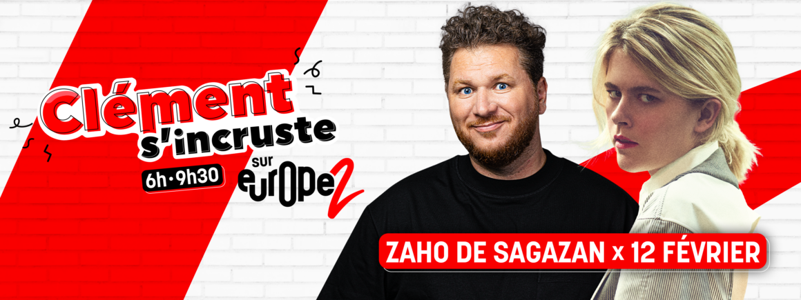 Zaho de Sagazan s’incruste sur Europe 2 le 12 février !