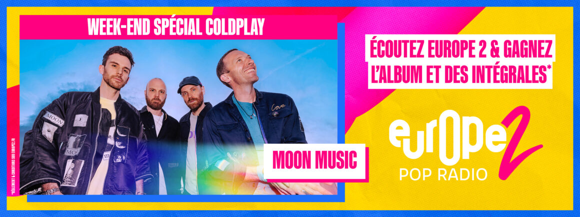 Ecoutez Europe 2 et gagnez l’album et des intégrales de Coldplay !