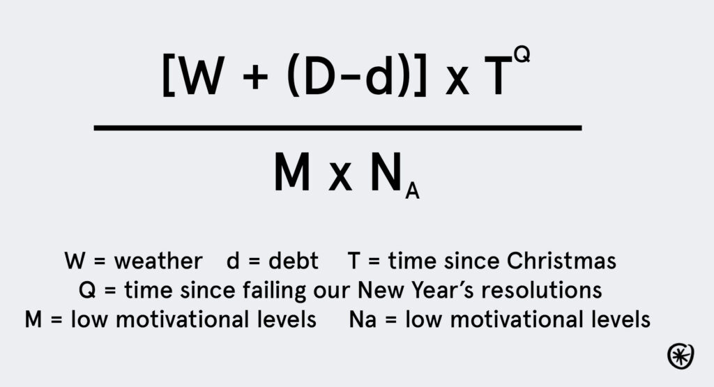 Blue Monday - equation 