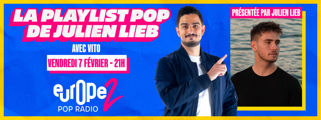 La playlist pop de Julien Lieb avec Vito